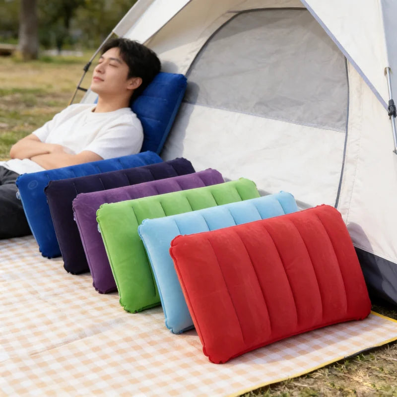 Inflatable Camping Pillow dog friendly