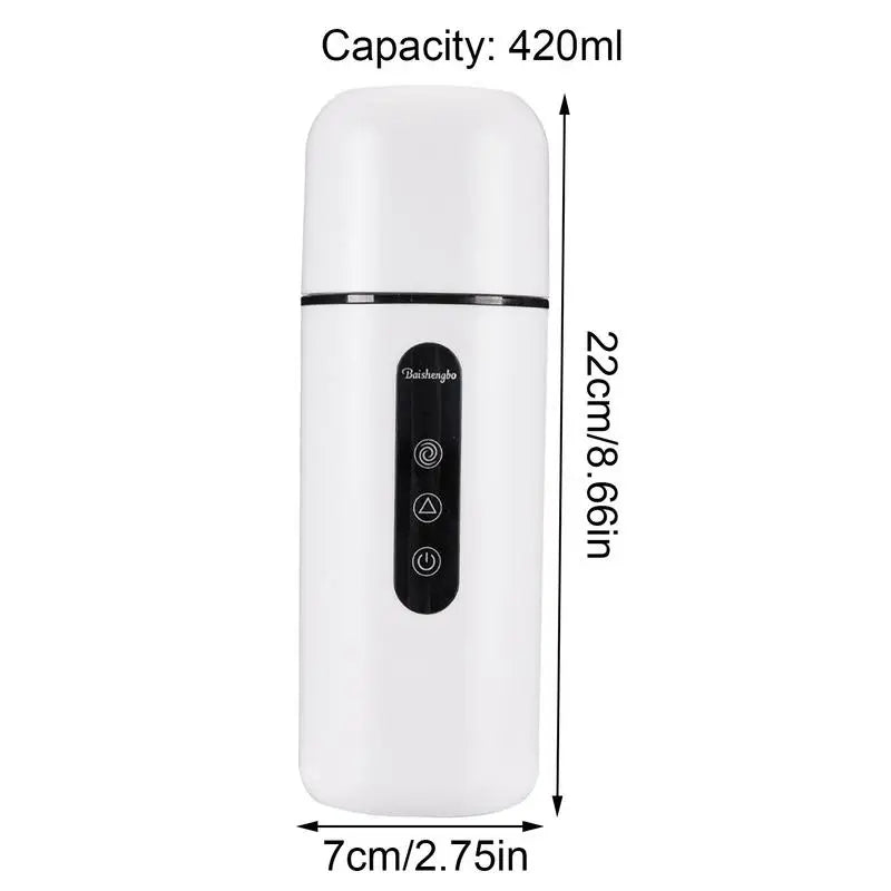 12V 24V Portable Self Stirring Thermos