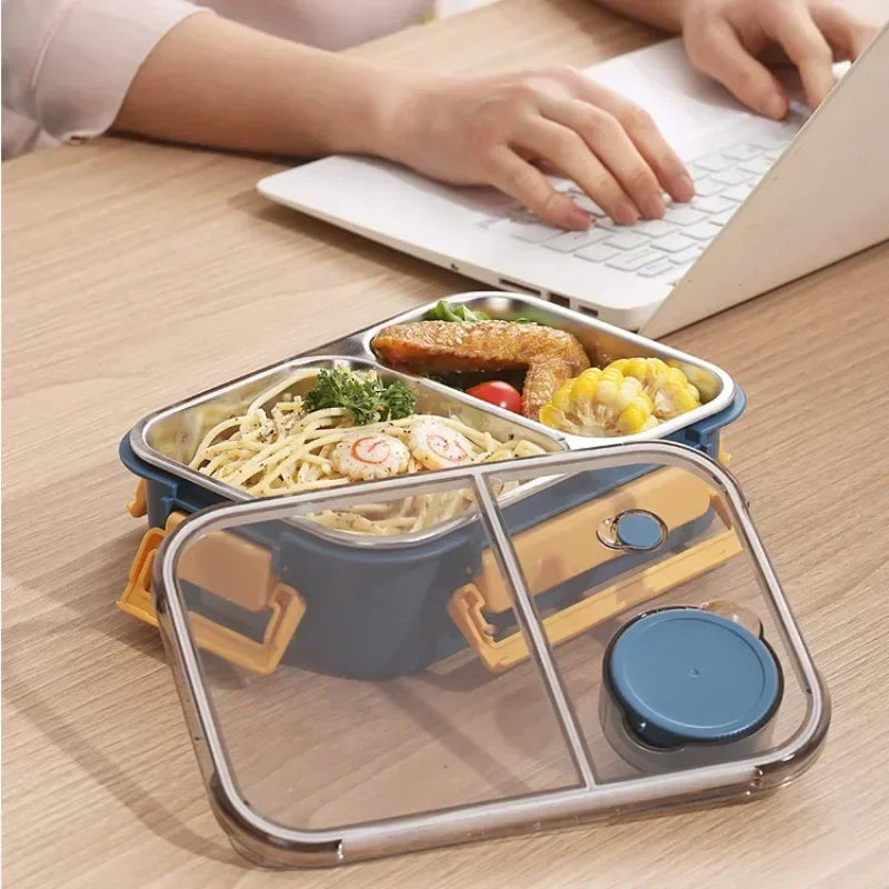 850ml Lunch Boxes with Cutlery Storage