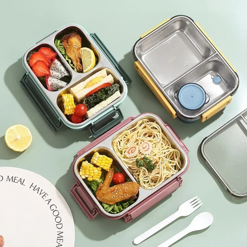 850ml Lunch Boxes with Cutlery Storage
