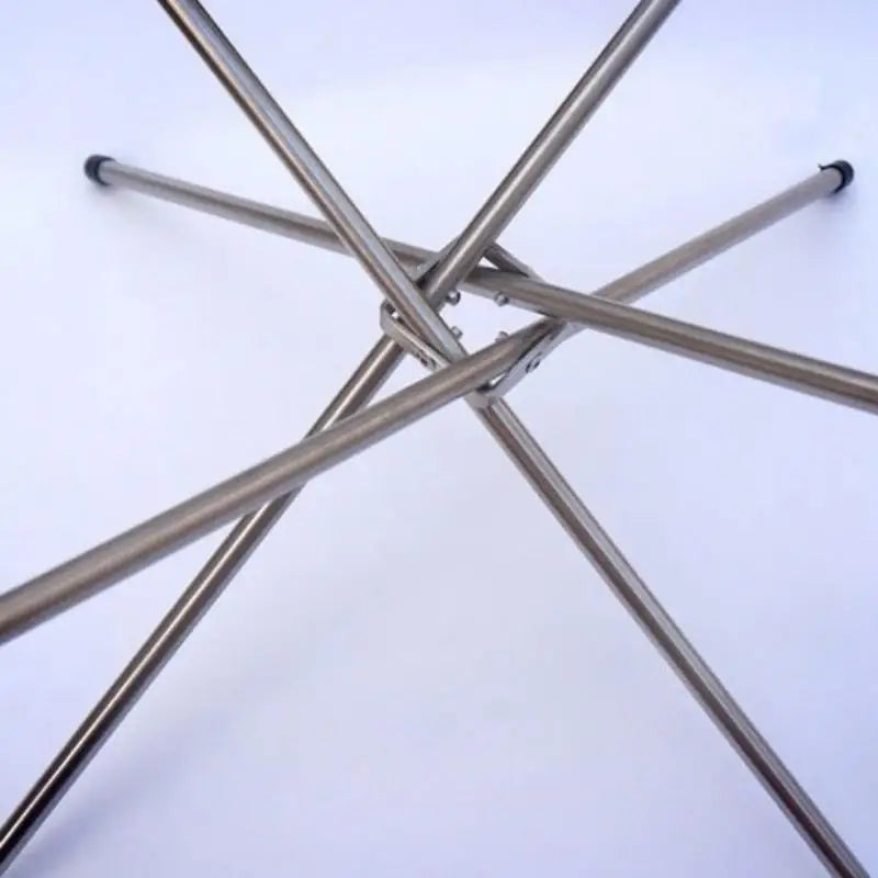 1 Portable Outdoor Fire Pit Collapsible Steel Mesh Fire Pit, BBQ stand