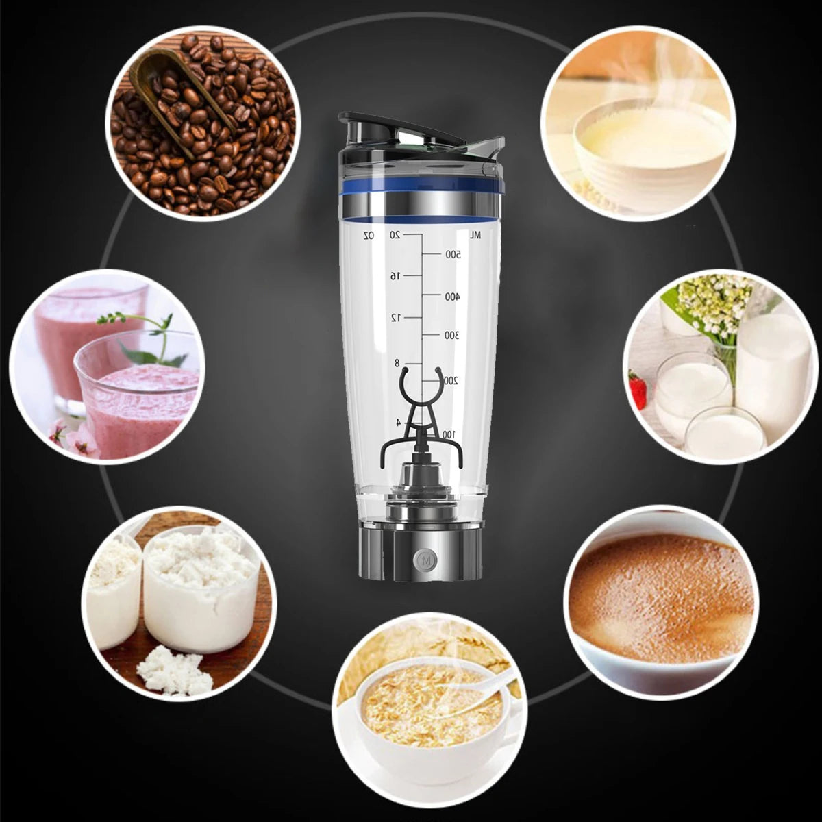 550ML Electric Shaker Protein Blender