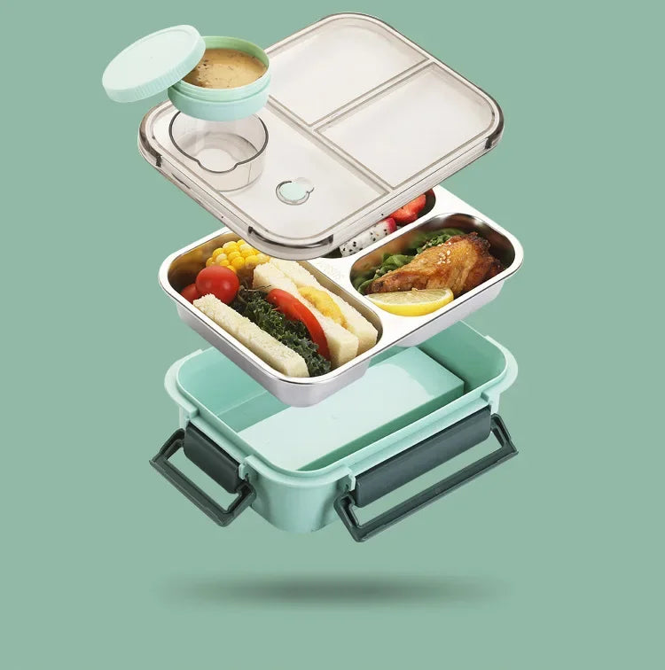 850ml Lunch Boxes with Cutlery Storage