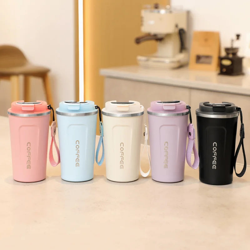 Smart Coffee Temperature Display Travel Mug