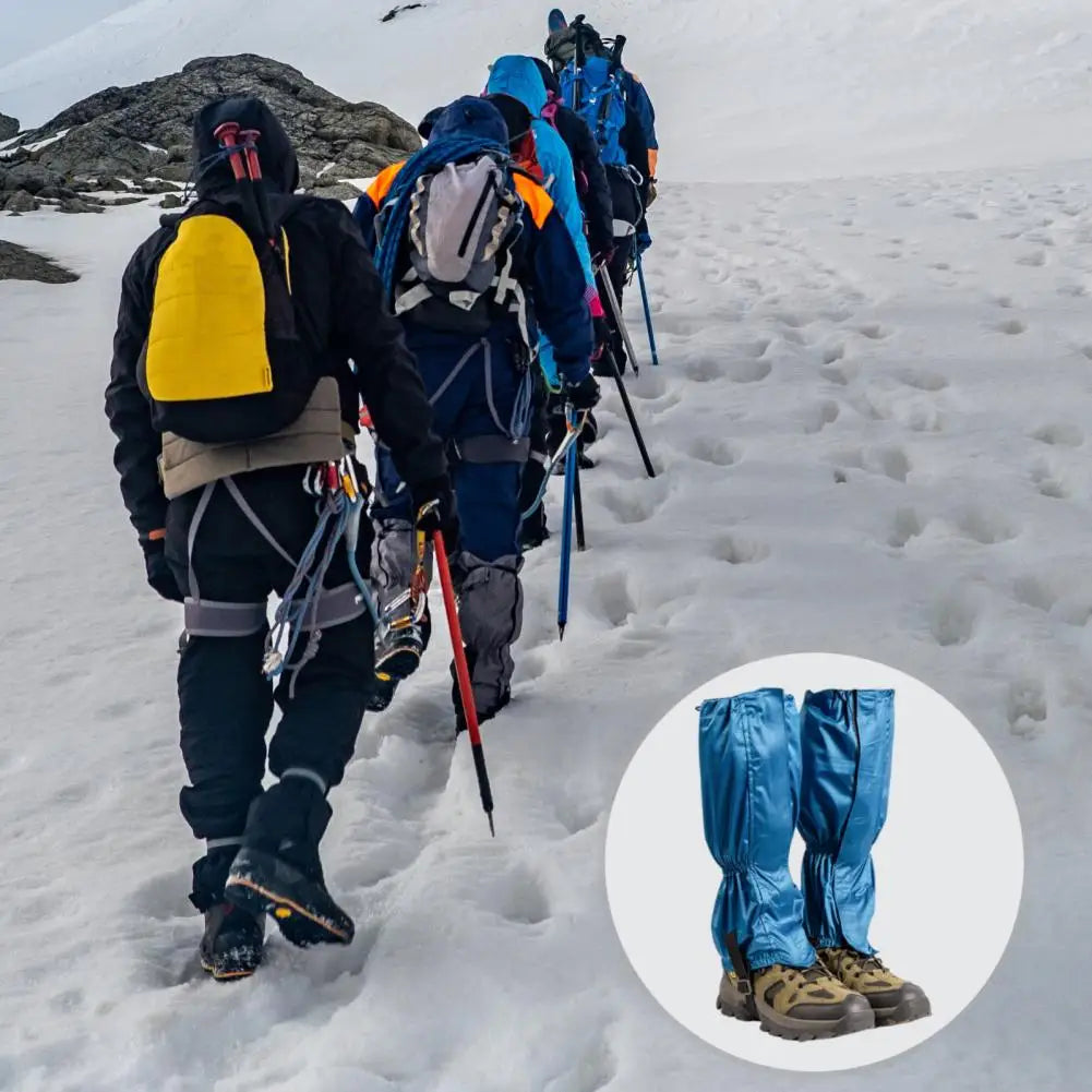 Hiking Leg Gaiters Waterproof Adjustable Leg Gaiters for Outdoor Activities Hiking Climbing Skiing Hunting Men Women Snow Boot
