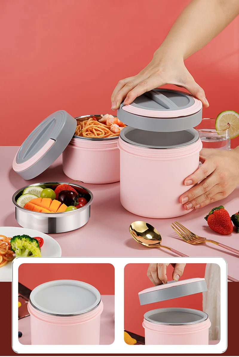 USB Electric Lunch Box Food Heater 5V 12V 24V 20W Car Truck School Travel Food Heated Warmer Container Stainless Steel Bneto Box