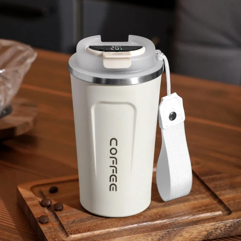 Smart Coffee Temperature Display Travel Mug