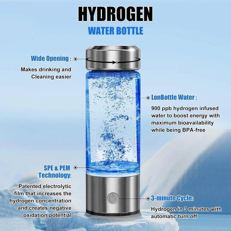 Hydrogen Water Bottle 420ML