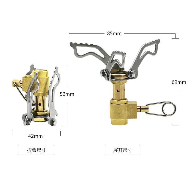 Super Mini Camping Stove Outdoor Pocket Gas Burner Ultralight Camping Tools