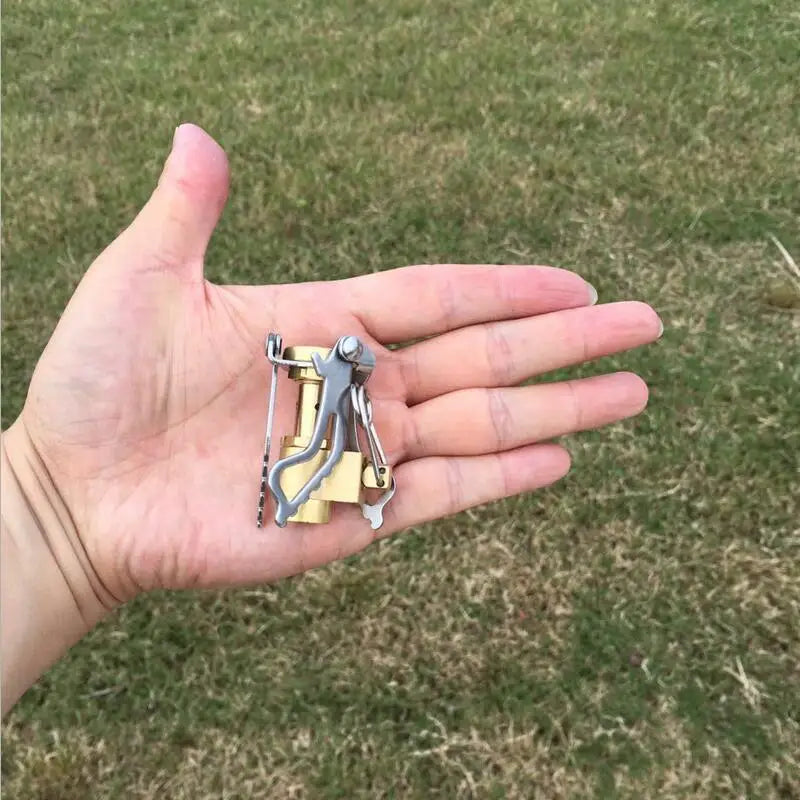 Super Mini Camping Stove Outdoor Pocket Gas Burner Ultralight Camping Tools
