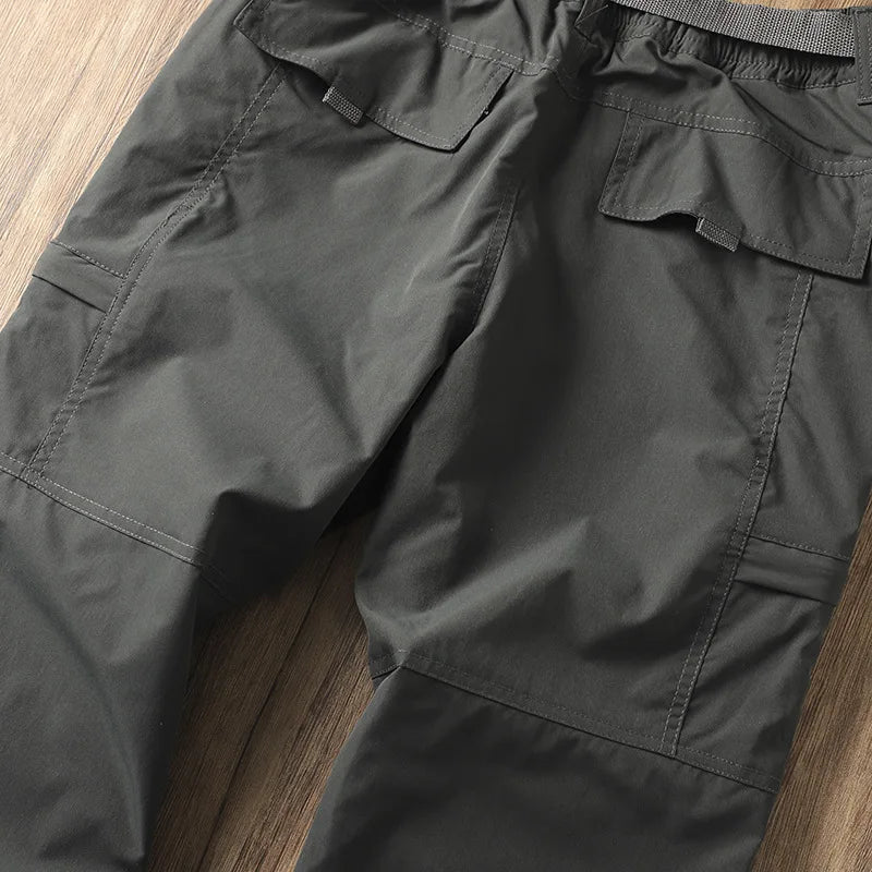 Outdoor Workwear Pants Men's Loose Fleece Lined Thick Soft  Hiking Mountain Climbing Windproof Waterproof Jacket Pants