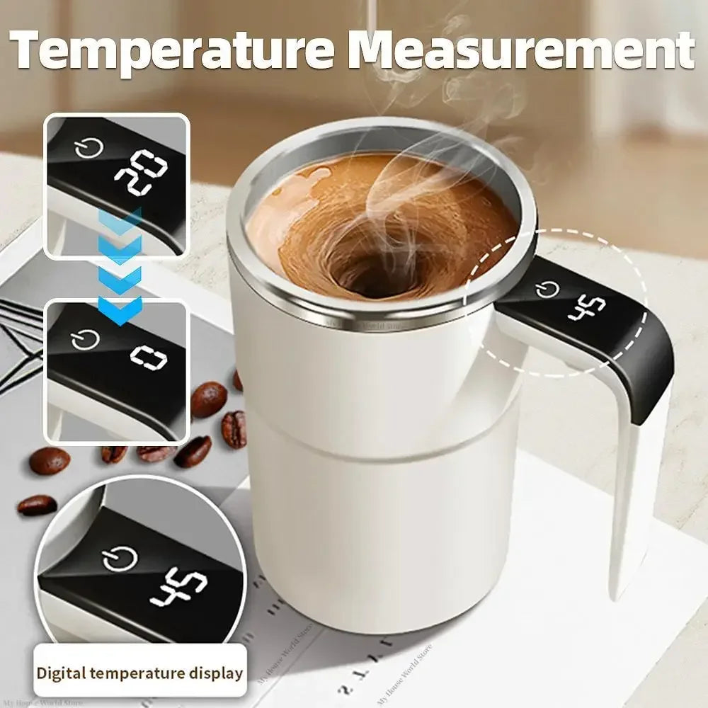 380ML Automatic Self Stirring Magnetic Mug with LCD Screen