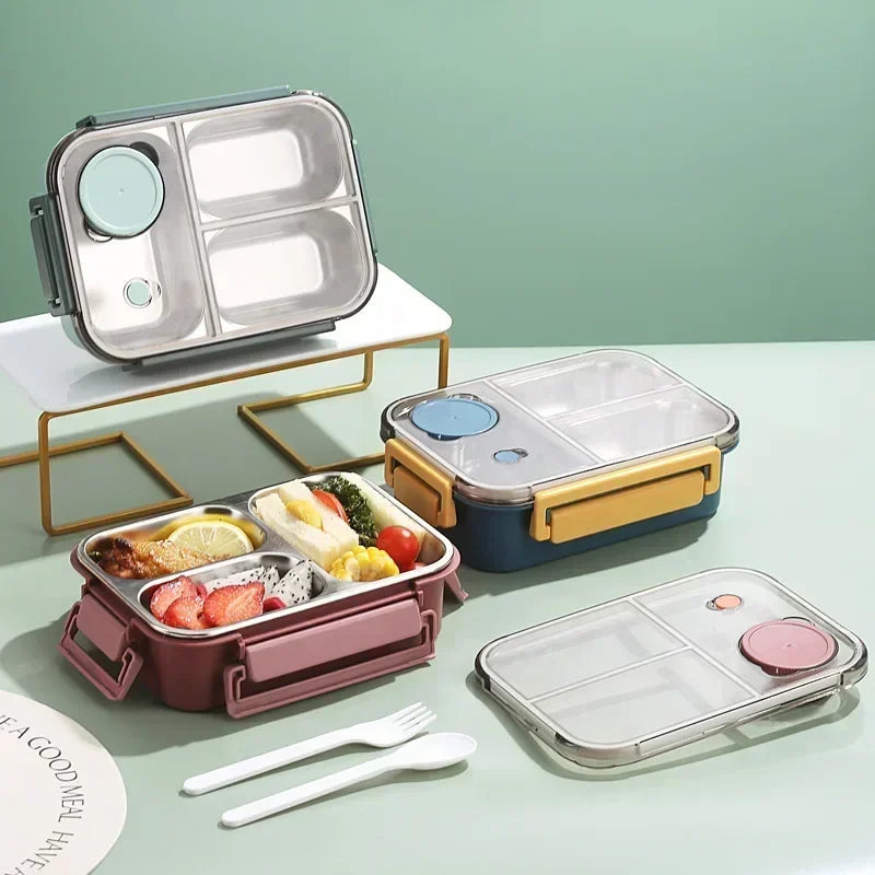 850ml Portable Lunch Boxes for Children Adults Thermo Soup Bento Box Stainless