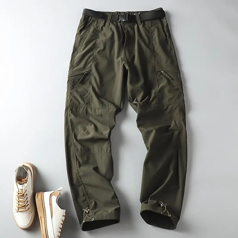 Outdoor Workwear Pants Men's Loose Fleece Lined Thick Soft  Hiking Mountain Climbing Windproof Waterproof Jacket Pants
