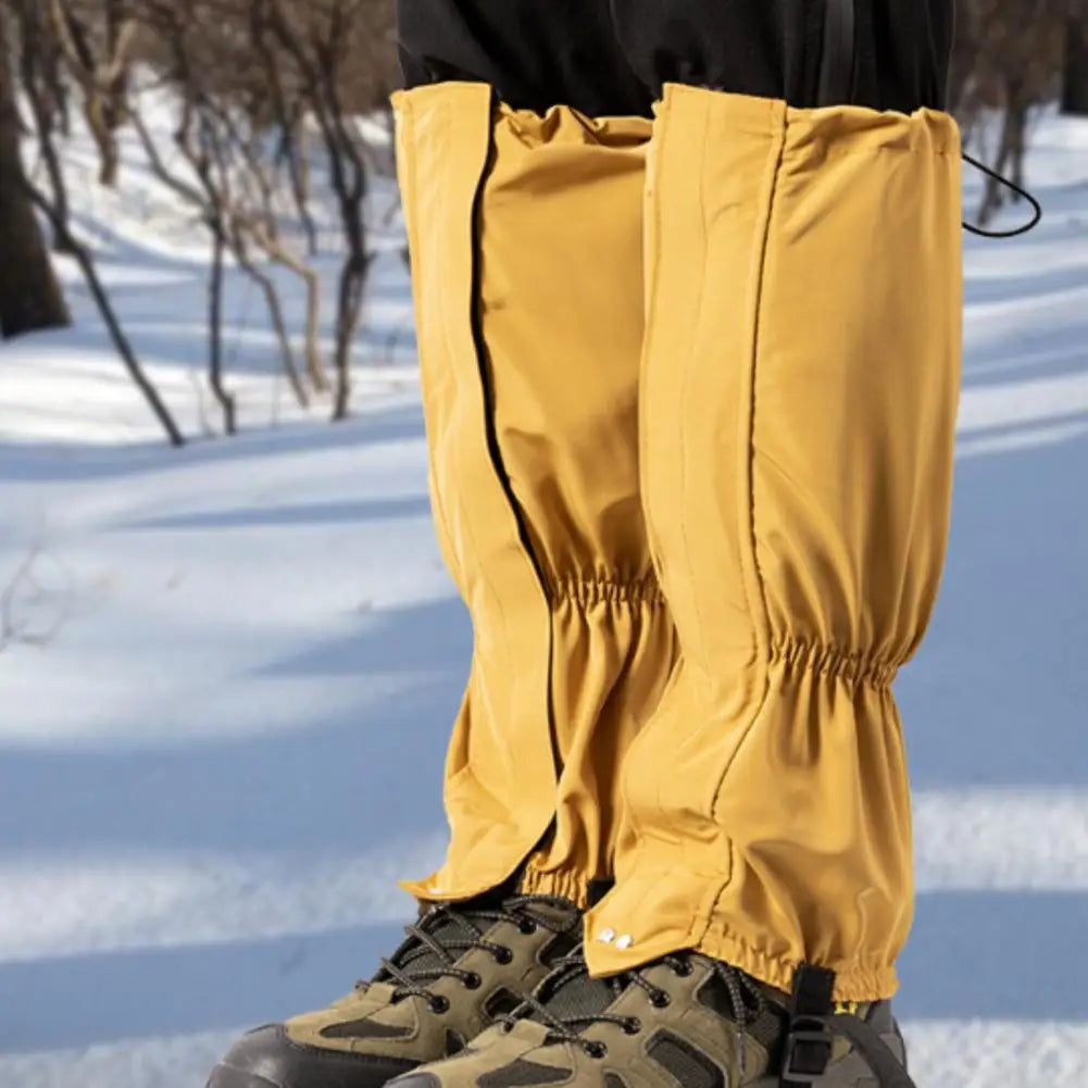 Hiking Leg Gaiters Waterproof Adjustable Leg Gaiters for Outdoor Activities Hiking Climbing Skiing Hunting Men Women Snow Boot