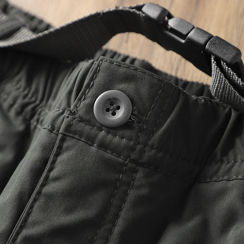 Outdoor Workwear Pants Men's Loose Fleece Lined Thick Soft  Hiking Mountain Climbing Windproof Waterproof Jacket Pants