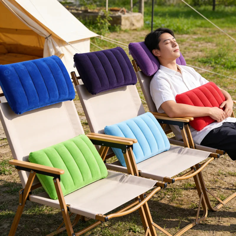 Inflatable Camping Pillow dog friendly