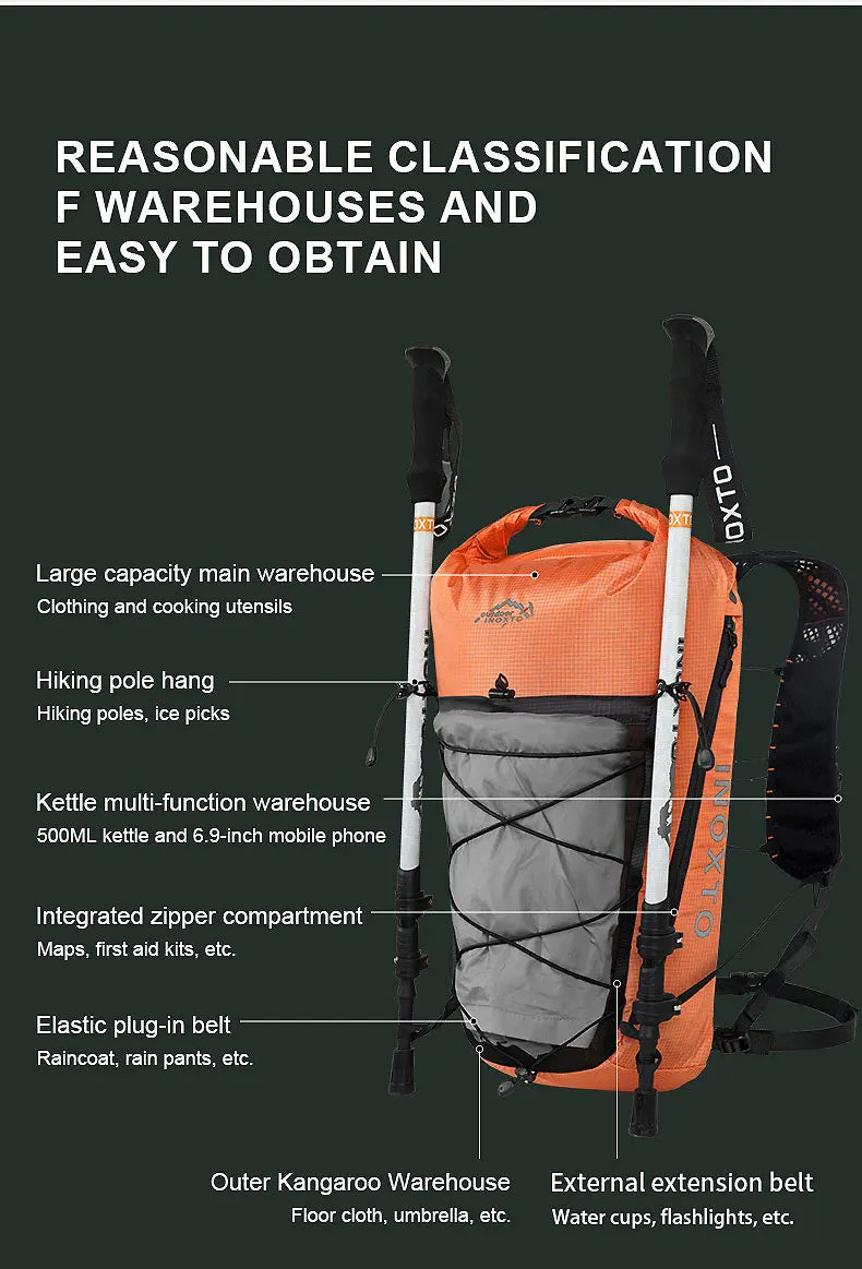 Hiking Backpack for Men and Women, Waterproof Camping Backpack , Lightweight Outdoor Sport Travel Daypack Rucksack for Climbing