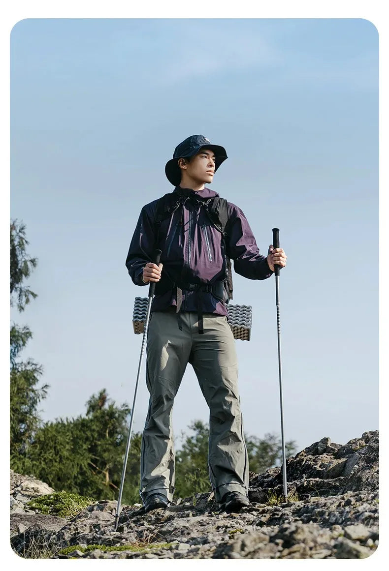 Naturehike 2025 New Walking Stick Ultralight Folding Climbing Backpack Pole 3 Folded Rod Quick Open Travel Hiking Trekking Poles