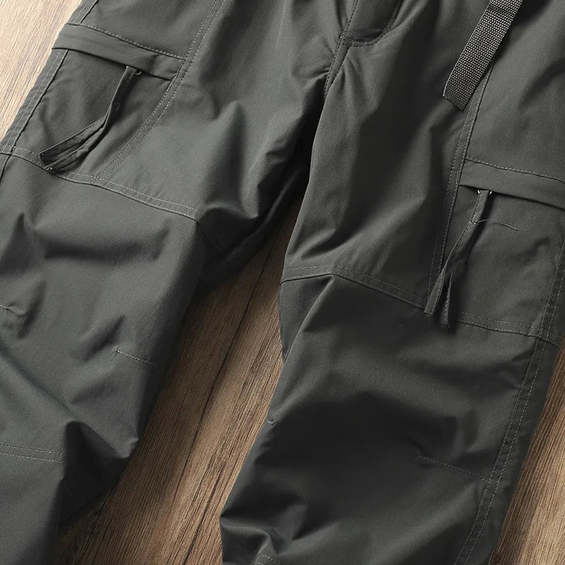 Outdoor Workwear Pants Men's Loose Fleece Lined Thick Soft  Hiking Mountain Climbing Windproof Waterproof Jacket Pants