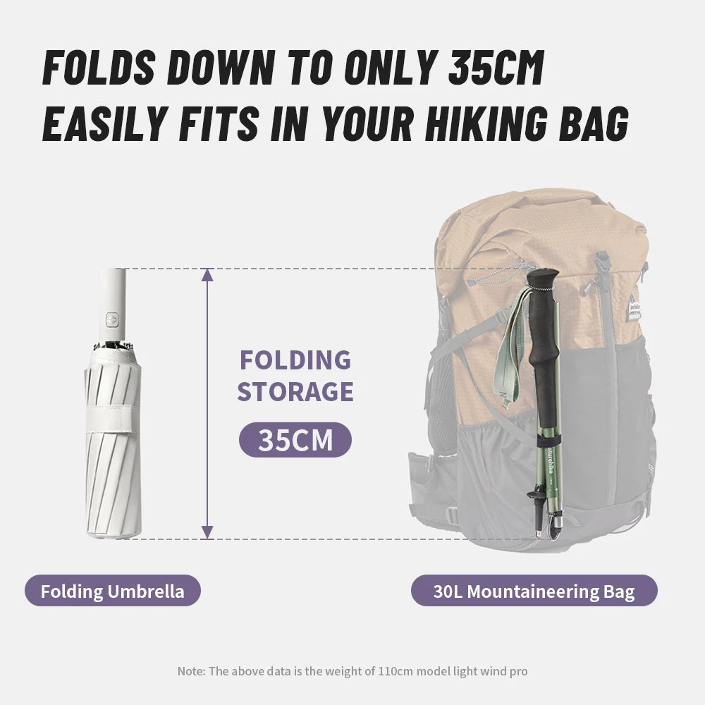 Naturehike 2025 New Walking Stick Ultralight Folding Climbing Backpack Pole 3 Folded Rod Quick Open Travel Hiking Trekking Poles
